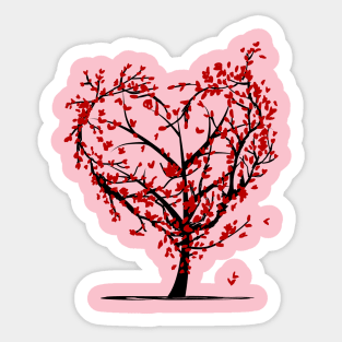 Love Tree Sticker